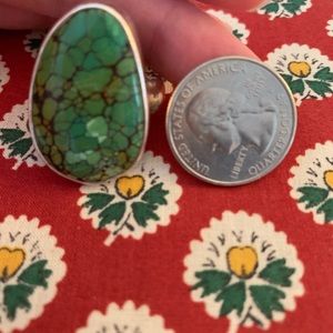Bold Green Turquoise Ring